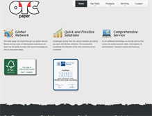 Tablet Screenshot of otc-paper.com
